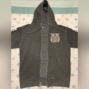Beautiful Disaster Women's Gray Hoodie